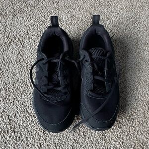 Under Armour Charged Athletic Shoes, Black